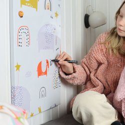 Magnetisk Stltavle 40 x 60 cm. Elefant