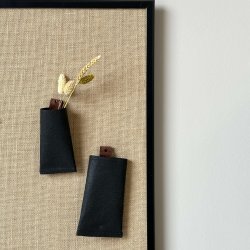 Hngende Tasche, hergestellt aus recyceltem Papier, gro, schwarz