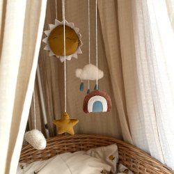 Kids mobile in textiles