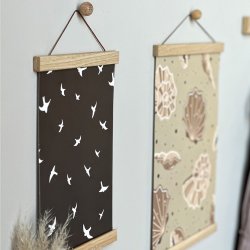 Magnet frame rail, oak, 22 cm.