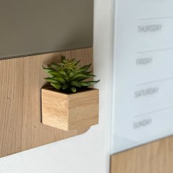 Magnetbox, Bambus, super starker Magnet