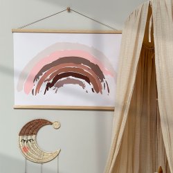 Magnet frame rail, oak, 71 cm.