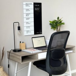 Magnetic Steel week planner 60 x 40 cm. English