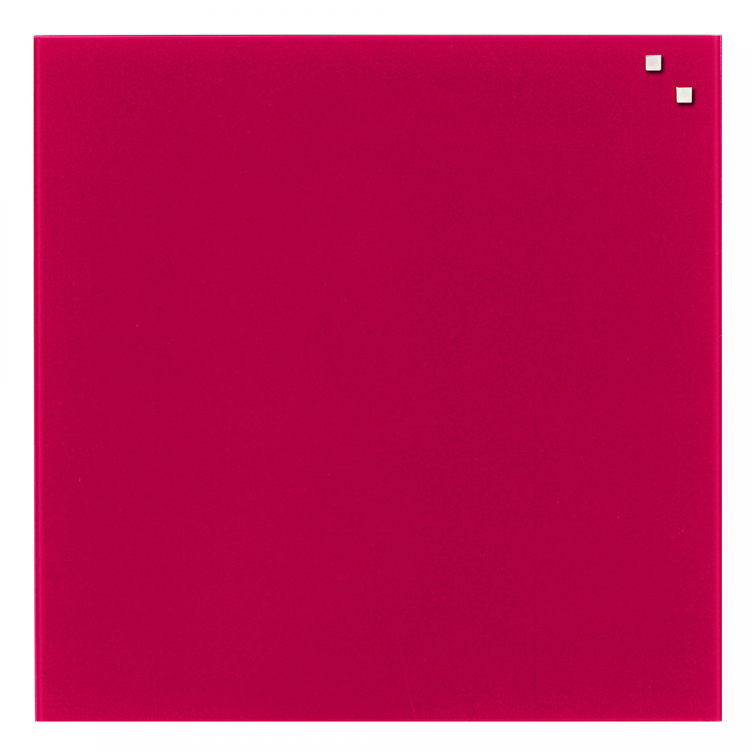 Billede af 45 x 45 cm. Rød Magnetisk Glastavle