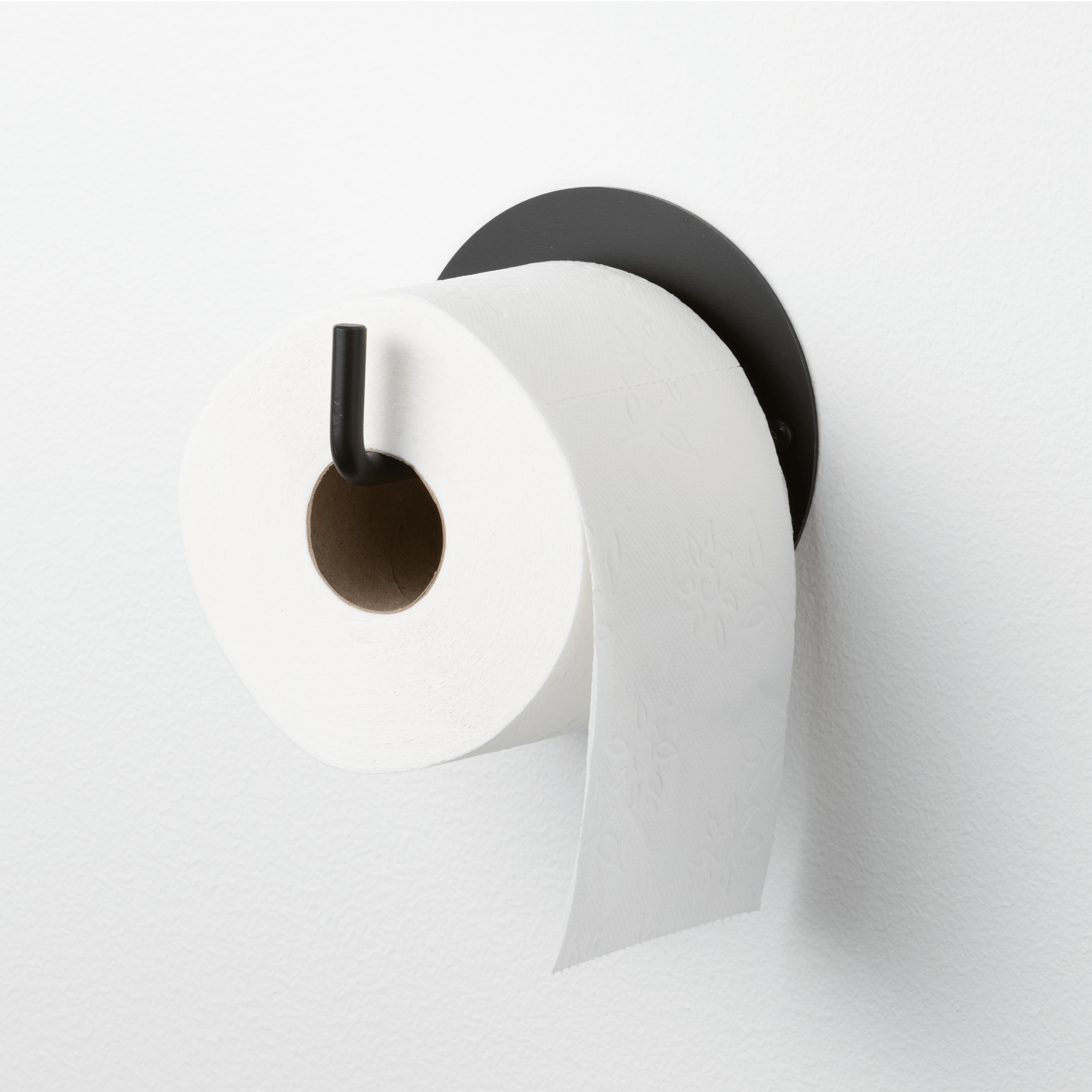 Billede af Toiletrulleholder, sort