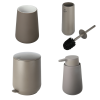 Fjord bathroom set brown