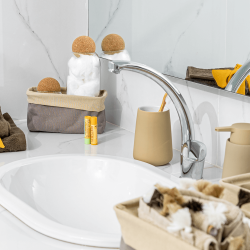 Zahnbrstenhalter Fjord Keramik Ockergelb