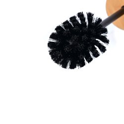 Toilettenbrste Bambus Schwarz