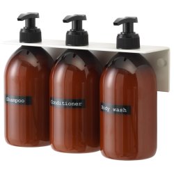 Flaschenhalter fr 3 Flaschen, wei