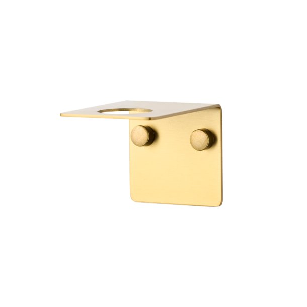 Seifenhalter / Wandhalterung fr 1 Flasche, Messingoptik