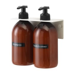 Flaschenhalter fr 2 Flaschen, wei