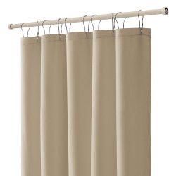 Weie Spannstange fr Duschvorhnge