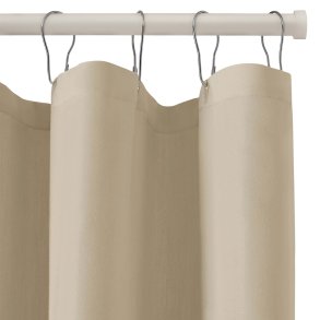 Weie Spannstange fr Duschvorhnge, 75-125 cm