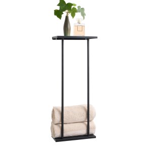 Towel holder, Black metal