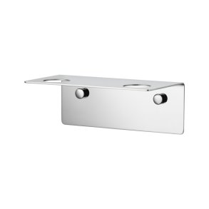 Seifenhalter / Wandhalterung fr 2 Flaschen, Chrom