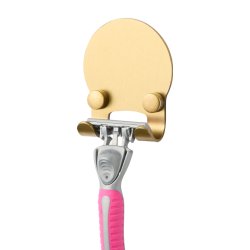 Rasierhalter, Messingoptik