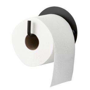Toilettenpapierhalter, schwarz