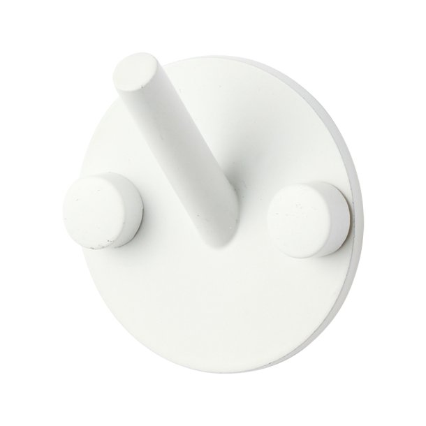 X 5 cm. Håndklædekrog, hvid