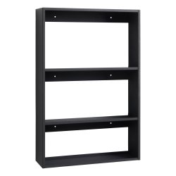 Black metal shelf 40 x 60 cm.
