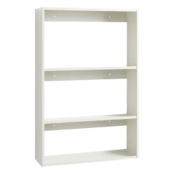 White metal wall shelf 40 x 60 cm