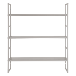 Vgghylla, Greige metall, 3 hyllor
