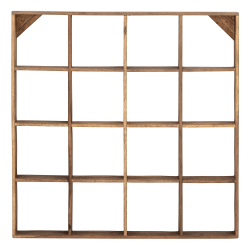 Cup shelf / wall shelf, recycled wood