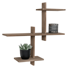 Vghylde, bejset fyrretr, 3 hylder