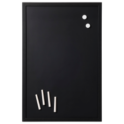60 x 40 cm. Magnetic chalkboard with black frame