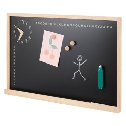 60 x 40 cm. Magnettafel fr Kinder mit Holzrahmen