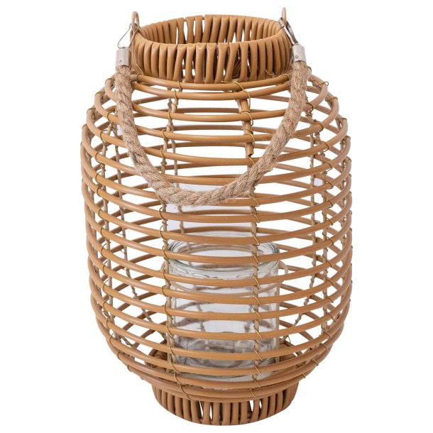 Naturf�rgad lykta i polyrattan, liten, Josephine