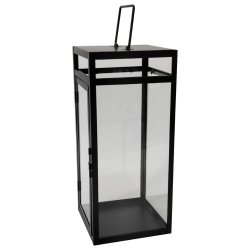 Metalllykteset 2 st, svart, L�rke