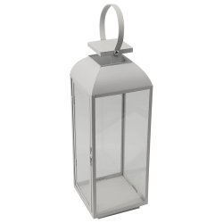 Metalllykteset 2 st, vit, Lotte