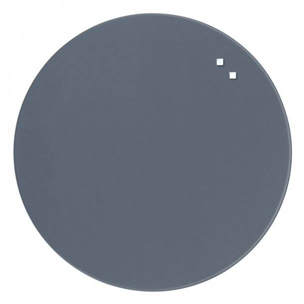 Cirkel 45 cm. Grå Magnetisk glastavle