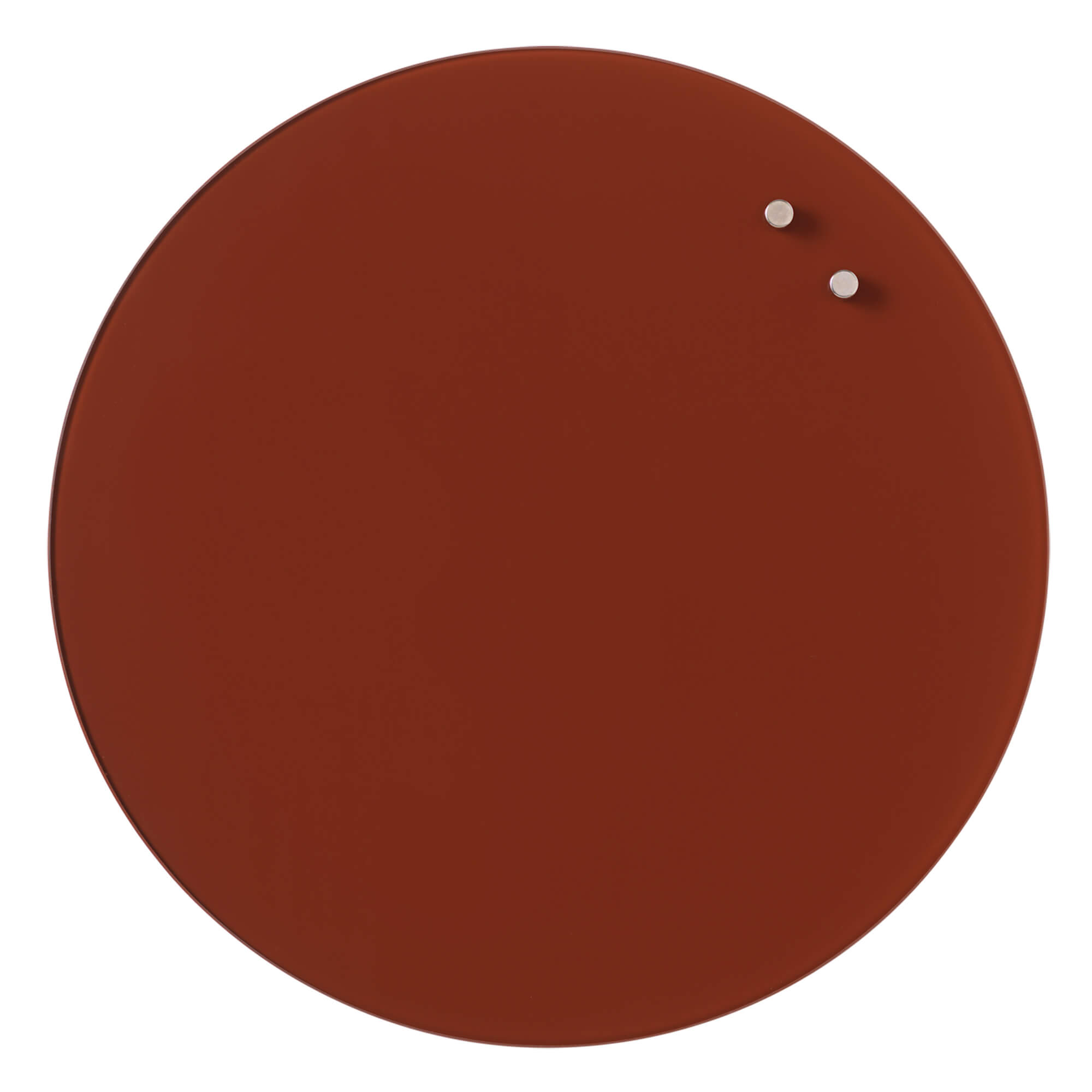 Billede af Cirkel 35 cm. Dyb rød Magnetisk glastavle