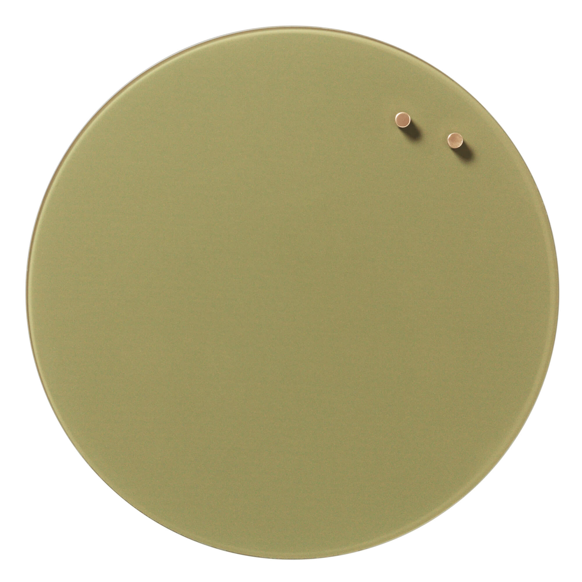 Billede af Cirkel 35 cm. Urte grøn Magnetisk glastavle
