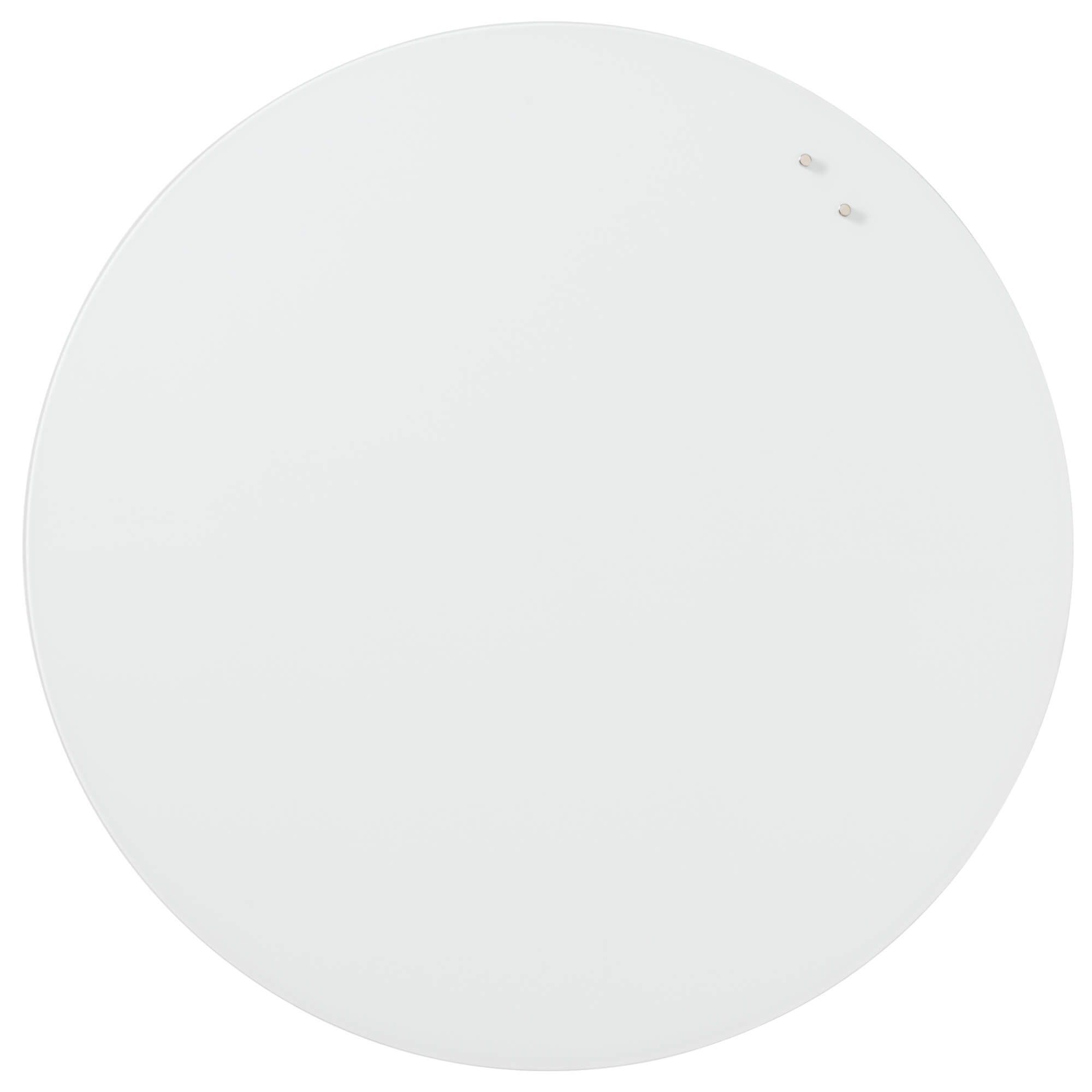 Billede af Cirkel 80 cm. PURE White Magnetisk glastavle