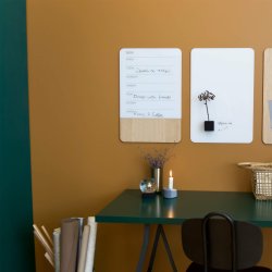 40 x 60 cm. PURE White Glas-Magnettafel