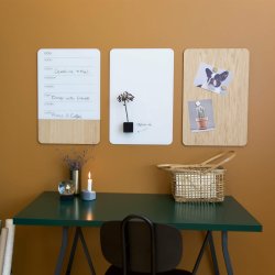 40 x 60 cm. Magnettafel aus Eiche