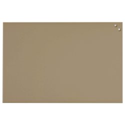 60 x 80 cm. Beige Magnetische Glastafel