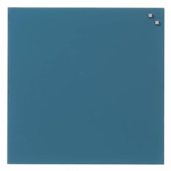 45 x 45 cm. Jeans blå Magnetisk Glastavle