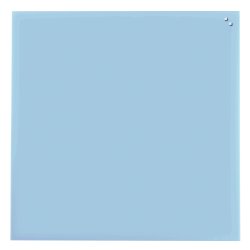 100 x 100 cm. Lysebl Magnetisk glastavle