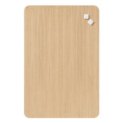 40 x 60 cm. Magnettafel aus Eiche