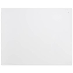 120 x 90 cm. PURE White Magnetisk Glastavle
