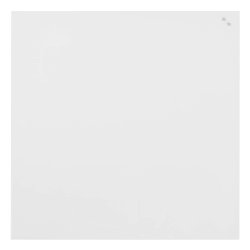 100 x 100 cm. PURE White Magnetisk glastavle