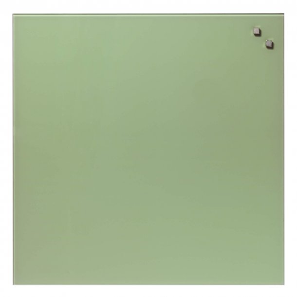 Praktisk quagga syv Naga Retro grøn Magnetisk Glastavle - 45 x 45 cm.