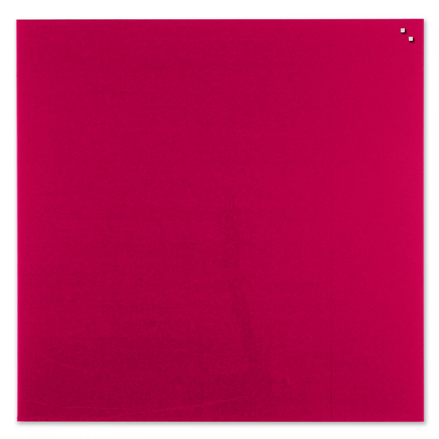 Billede af 100 x 100 cm. Rød Magnetisk Glastavle