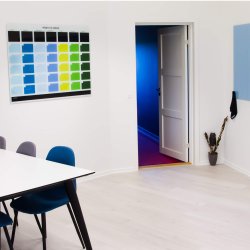 120 x 90 cm. Glas mneds tavle Engelsk