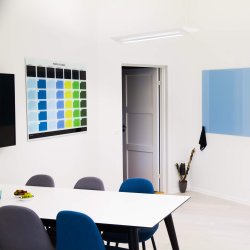 120 x 90 cm. Glas mneds tavle Engelsk