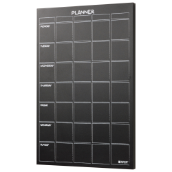 Magnetic chalkboard weekly planner 40 x 60 cm