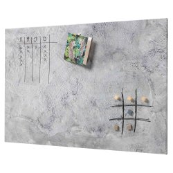 Magnetische Stahltafel 90 x 60 cm. Beton